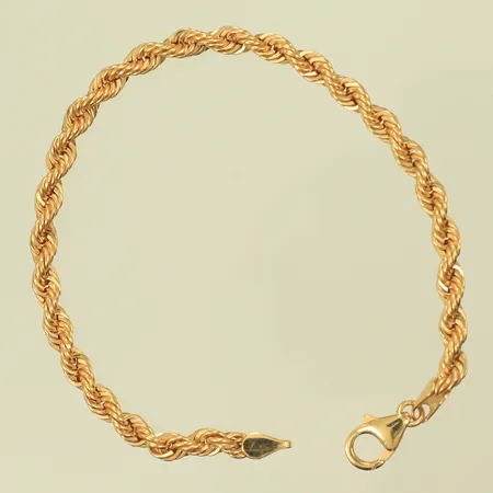 Armband, cordell, längd 17cm, bredd 4mm, 18K, 3,8g Vikt: 3,8 g