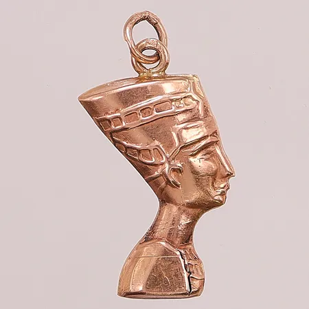 Hänge, Nefertiti, 29mm, 14K, 1,7g.
