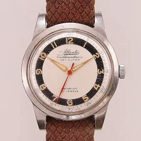Herrur, Atlantic, manuell, världsmästarur, Jet Super, Ø36mm