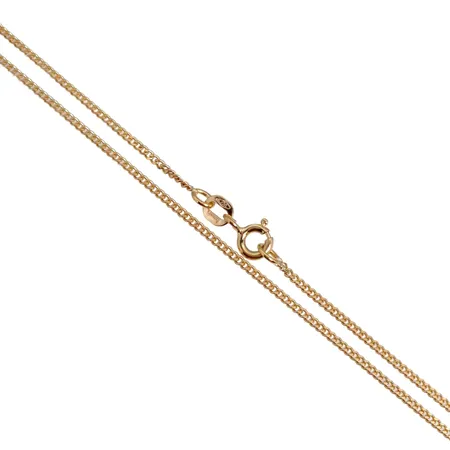 Halskedja Pansar, 18K guld, Balestra Italien, KFS, längd 50,0 cm, bredd 1,3 mm, mycket fint skick Vikt: 3,9 g