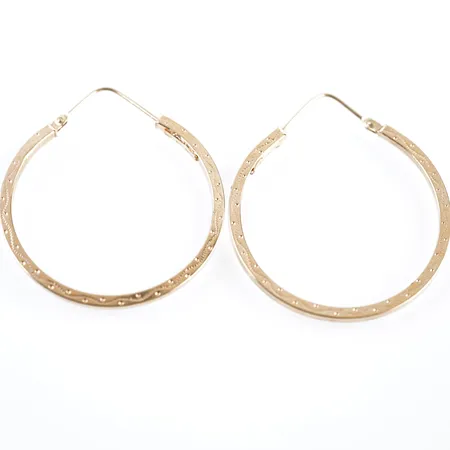 Örhänge, Ø 32mm, 18k Vikt: 3,5 g