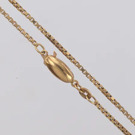Kedja Venezia, längd 42,5cm, bredd 1,4mm, 18K  Vikt: 7,6 g