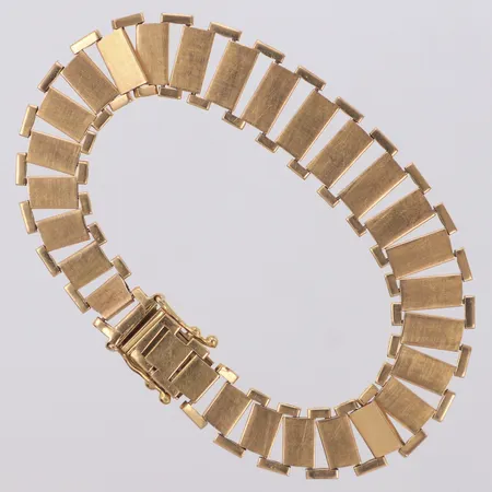 Armband, längd 18cm, 12,7-10,0mm, lagning, 18K Vikt: 20,1 g