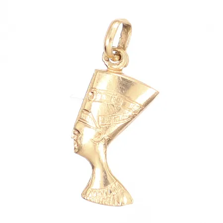 Hänge Nefertiti, längd 23mm, bredd 9mm, 18K Vikt: 0,7 g