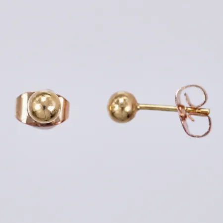 Ett par örhängen, Ø4mm, 18K Vikt: 0,3 g
