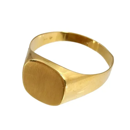 Klackring, 18K guld, defekt Vikt: 3,6 g