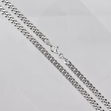 Kedja Pansar, 50cm, bredd 5,6mm, GHA, silver 925/1000 Vikt: 30,6 g