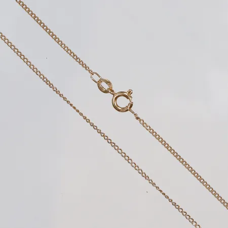 Kedja Pansar 48cm bredd 1mm 18K Vikt: 3,2 g