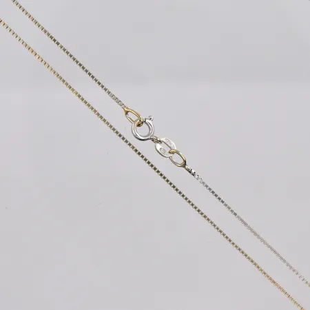 Kedja Venezia, 41cm, bredd 0,9mm, vitguld bör omrodieras, 18K Vikt: 2,4 g