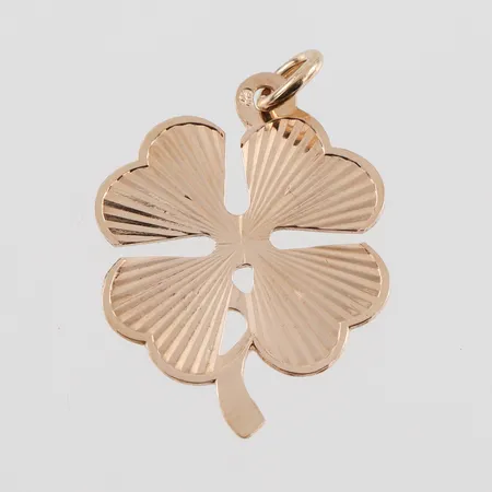 Berlock " Fyrklöver ", höjd ca 23mm, 18k Vikt: 1,6 g