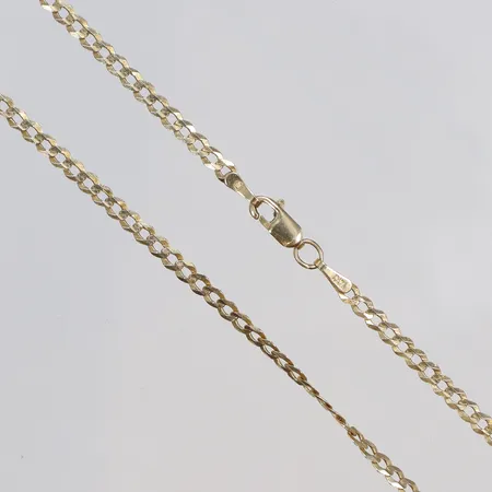 Kedja Pansar 48cm bredd 2,5mm 14K Vikt: 4,1 g