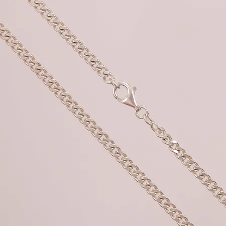 Kedja, Pansar, 50cm, bredd:4,3mm, Silver S925/1000, 22,4g.