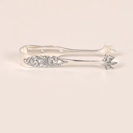 Sockertång, Norska stämplar, längd 9cm, smärre slitage.silver. Vikt: 16,9 g