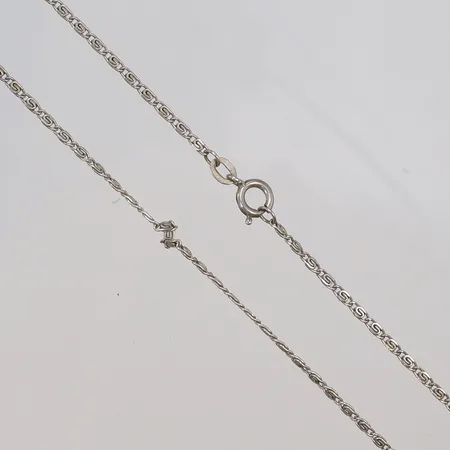 Kedja 44,5cm bredd 1,5mm silver 835/1000 Vikt: 3,3 g
