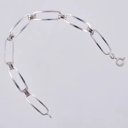 Armband längd ca 19cm, bredd ca 8mm, 925/1000 silver Vikt: 6,6 g