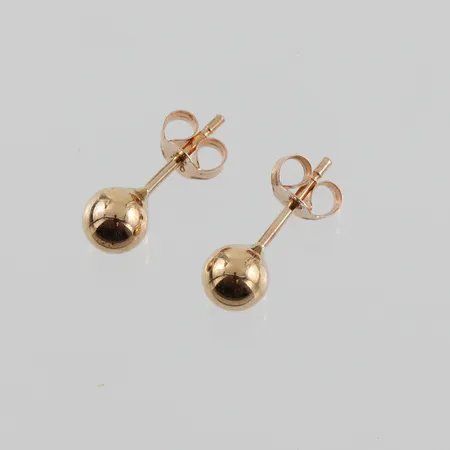 Parörhängen " kulor ", Ø ca 5mm, 18k Vikt: 0,7 g