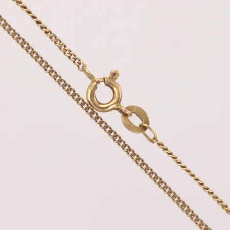 Kedja Pansar, längd 47cm, bredd 1,2mm, 18K  Vikt: 3 g