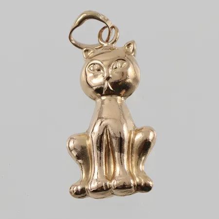 Berlock " Katt ", höjd ca 17mm, 18k Vikt: 0,8 g