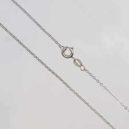 Kedja Ärtlänk 38cm bredd 1mm silver 925/1000  Vikt: 1,5 g