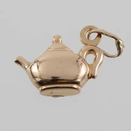 Berlock " Kaffekokare ", längd ca 17,5mm, 18k Vikt: 1,7 g