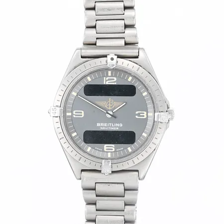 Herrur Breitling Aerospace, titan, quartz, ref-nr:80360, serie-nr:8239, Ø40mm, bruksskick, inga tillbehör.