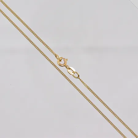 Kedja Pansar, 46cm, bredd 1,2mm, GFAB, 18K Vikt: 2,8 g