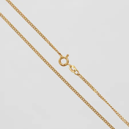 Kedja Pansar, längd ca 49,5cm, bredd 1,5mm, 18K Vikt: 5,8 g