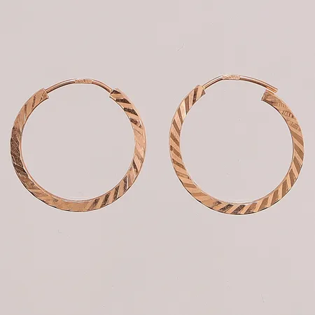 Örhängen, Ø20mm, 14K, 1,5g.