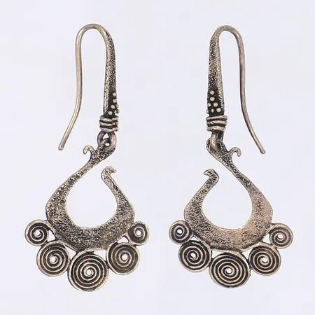 Ett par örhängen, 50x23mm, tillv. Kalevala Koru, Finland, silver 925/1000 Vikt: 5,1 g