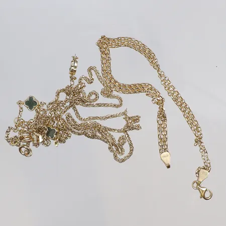 Armband, halskedja, defekt/trasigt, 14K Vikt: 6,4 g