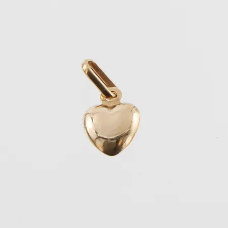 Berlock " Hjärta ", höjd ca 6mm, 18k Vikt: 0,2 g