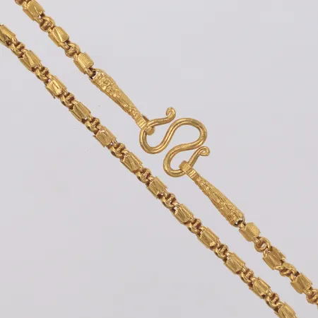 Collier, längd 54cm, bredd 3,0mm, Thailand, 23K Vikt: 15,2 g