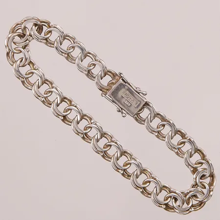 Armband, Bismarck, Silver GHA S925/1000, 19,5cm, bredd 8,4mm, 16,9g.