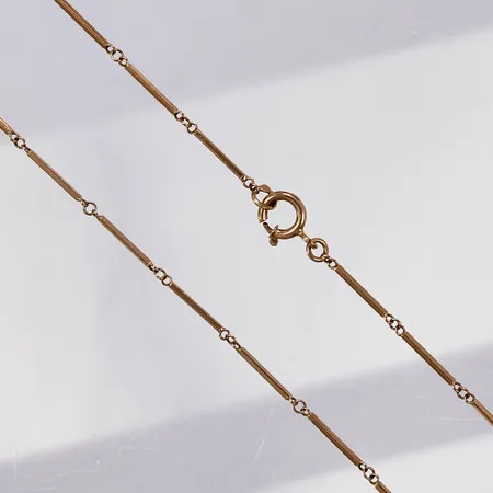 Collier, längd: ca 39cm, bredd: ca 1mm, 18K Vikt: 4,2 g