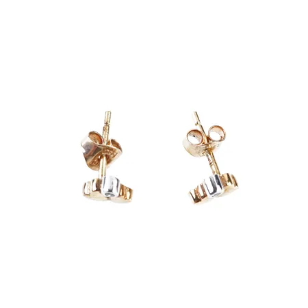 Örhängen, 7mm x 5mm, 18k Vikt: 1,5 g