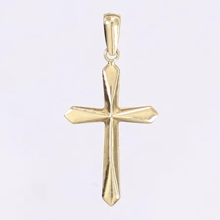 Hänge kors, 27x13mm, 18K Vikt: 0,5 g