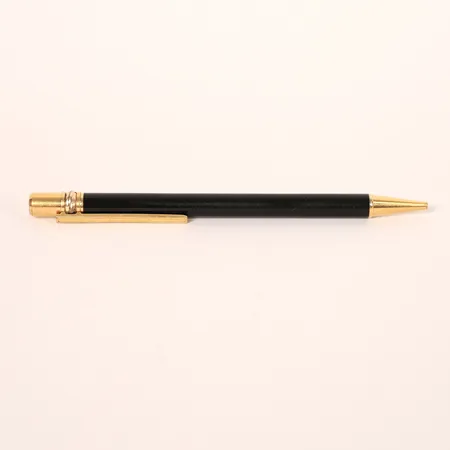 Kulspetspenna Must de Cartier, stylo bille, serienummer 107940, doublé, utan bläck, bruksslitage, certifikat, manual, originalbox.