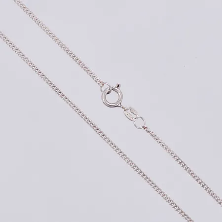 Kedja Pansar, längd: ca 42,5cm, bredd: ca 1,5mm, 830/1000 silver  Vikt: 2,7 g