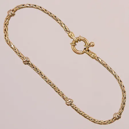 Armband, 18cm, bredd 2mm, 18K, 4,5g.