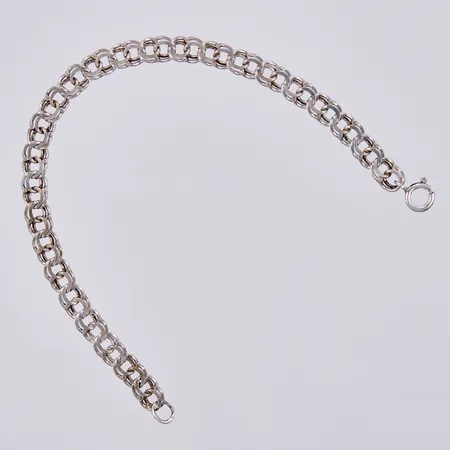 Armband Bismarck, längd: ca 18cm, bredd: ca 6mm, 925/1000 silver  Vikt: 6,9 g