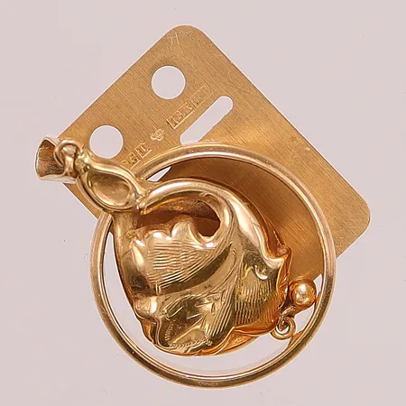 Diverse guld, graverat, skadat, 18K 8,2g.