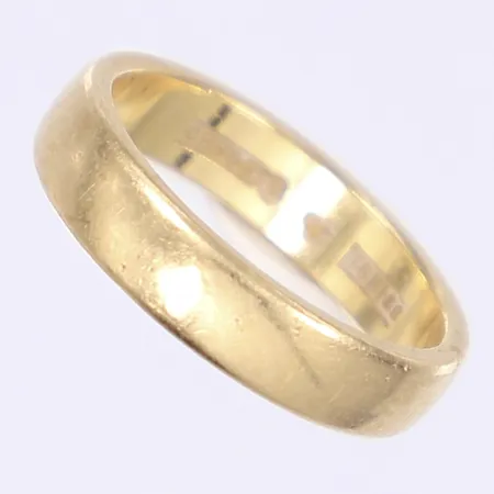 Ring, stl 16½, bredd 4mm, Ceson, Göteborg 1974, ingen gravyr, 18K Vikt: 4,7 g