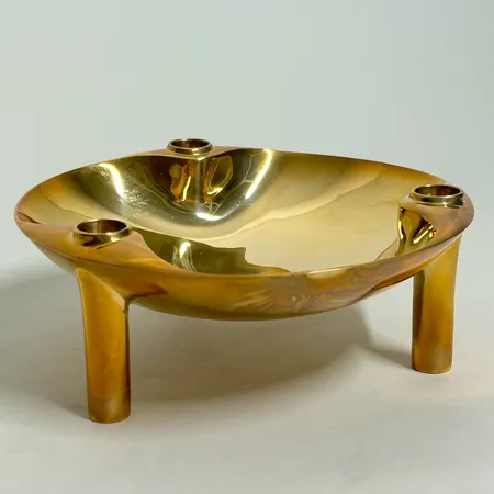 The nagel bowl, design Werner Stoff, mässing, Ø13,5cm, höjd 5,5cm, påse & originalkartong Vikt: 0 g