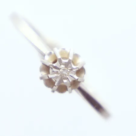 Ring vitguld, Ø17mm, 18k  Vikt: 1,6 g