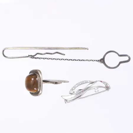 Diverse defekt silver 830-925/1000, Bruttovikt 19g Vikt: 19 g