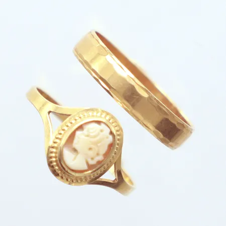 Ring Came, defekt Ø18, ring , gravyr Ø18mm,  18k  Vikt: 3,5 g