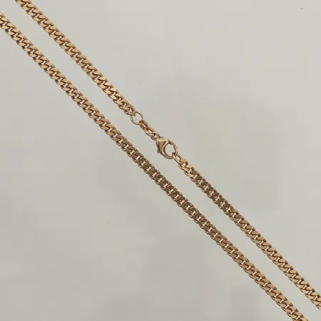 Kedja Pansar, längd 56cm, bredd 3,7mm, 18K  Vikt: 30 g