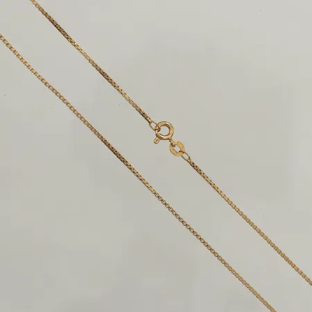 Kedja Venezia, längd 43cm, bredd 1,3mm, 18K  Vikt: 4,4 g