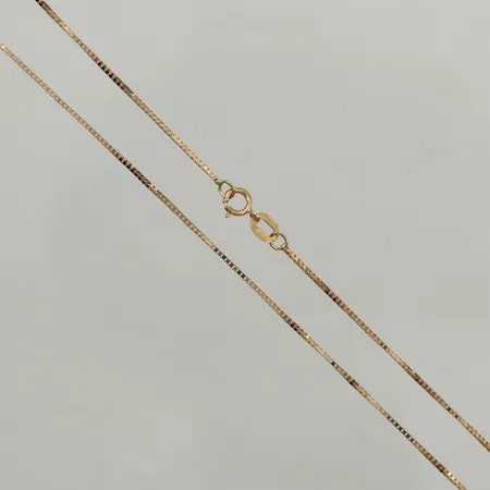 Kedja Venezia, längd 38cm, bredd 0,9mm, 18K  Vikt: 1,6 g