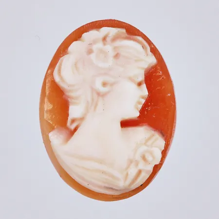 Lös camé, längd: ca 2cm, bredd: ca 15mm
